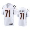 lael collins bengals white game jersey