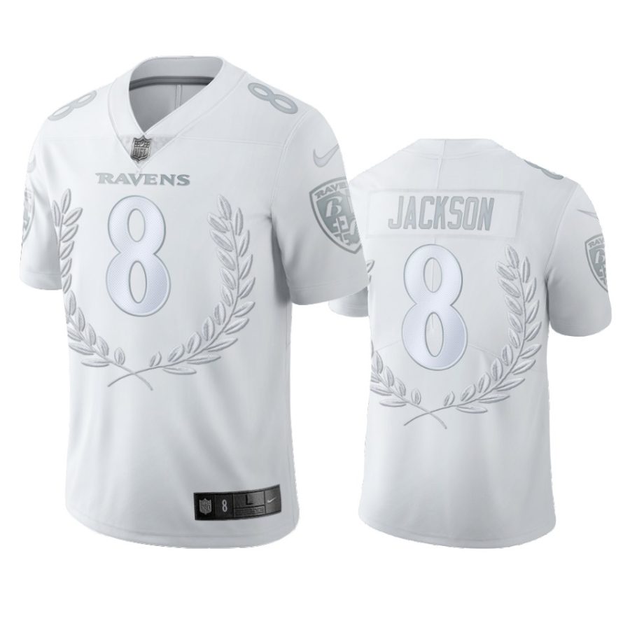 lamar jackson ravens platinum nfl mvp jersey