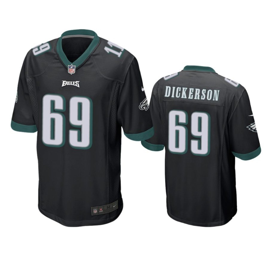 landon dickerson eagles black game jersey 0a