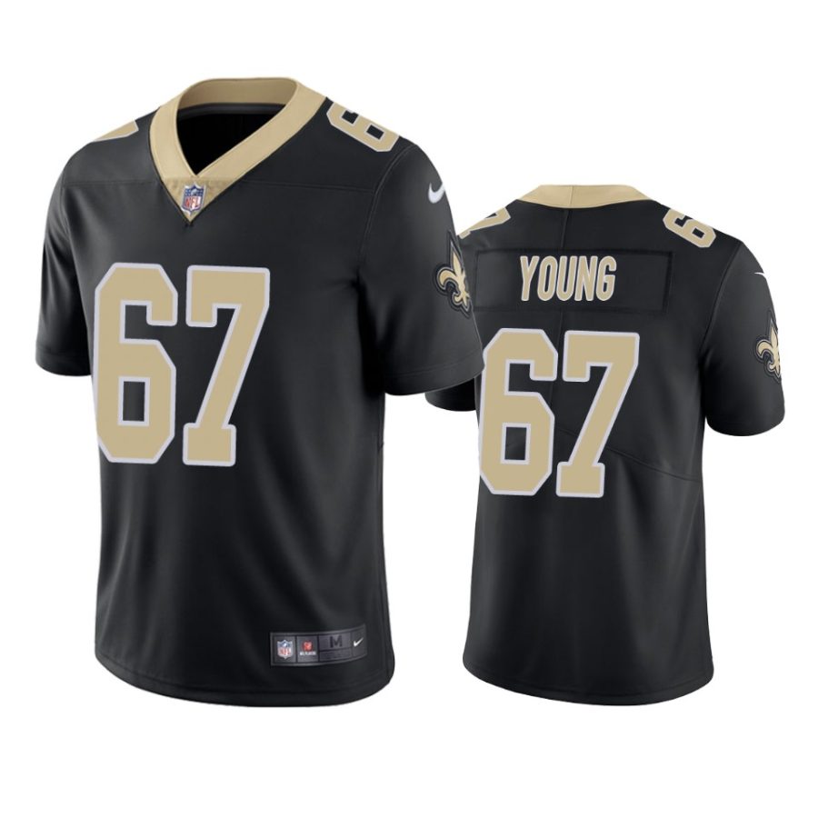 landon young saints black vapor limited jersey