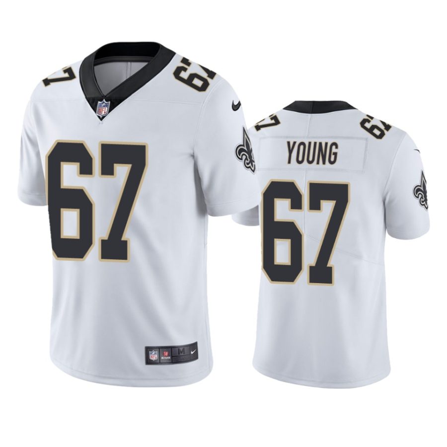 landon young saints white vapor limited jersey