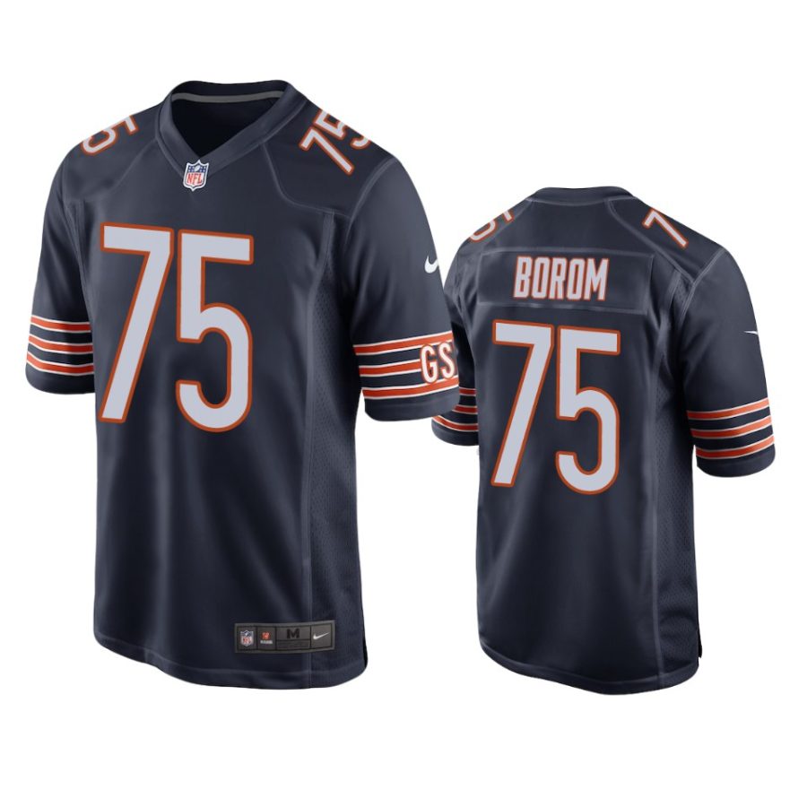 larry borom bears navy game jersey