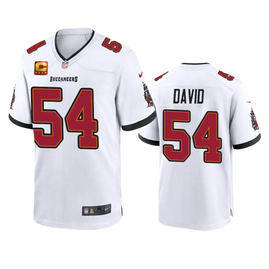 lavonte david buccaneers white captain patch jersey