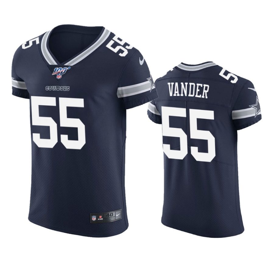 leighton vander esch cowboys navy nfl 100 vapor elite jersey