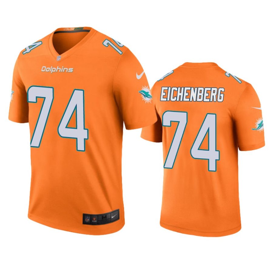 liam eichenberg color rush legend dolphins orange jersey