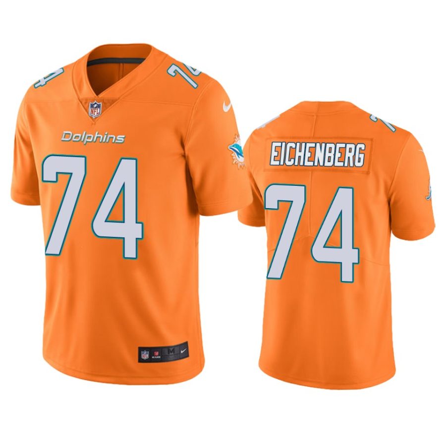 liam eichenberg dolphins color rush limited orange jersey