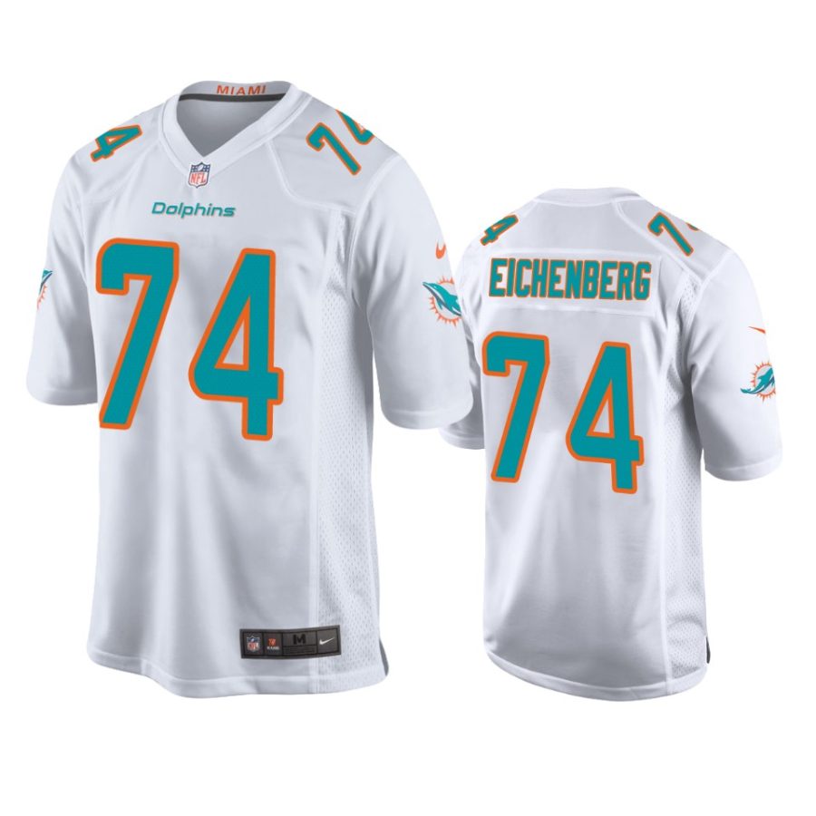 liam eichenberg dolphins white game jersey