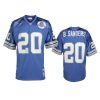 lions barry sanders light blue authentic throwback retired player jersey