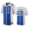 lions barry sanders white blue city edition jersey