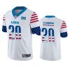 lions barry sanders white independence day vapor jersey