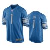 lions blue 2019 fathers day number 1 dad jersey