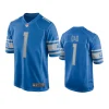 lions blue number 1 dad jersey