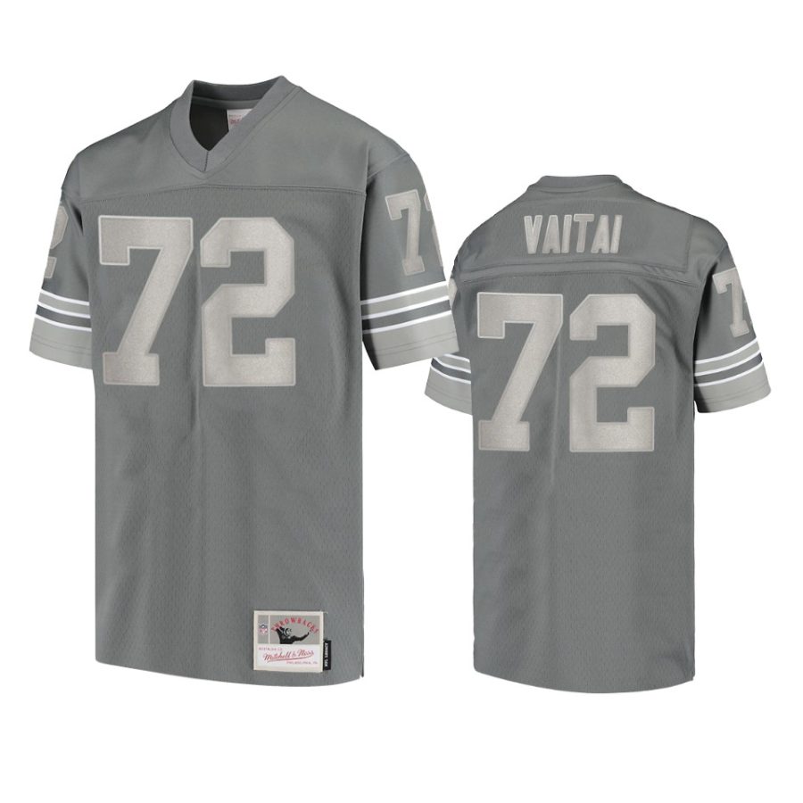 lions halapoulivaati vaitai charcoal metal replica jersey