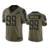 lions julian okwara olive limited 2021 salute to service jersey