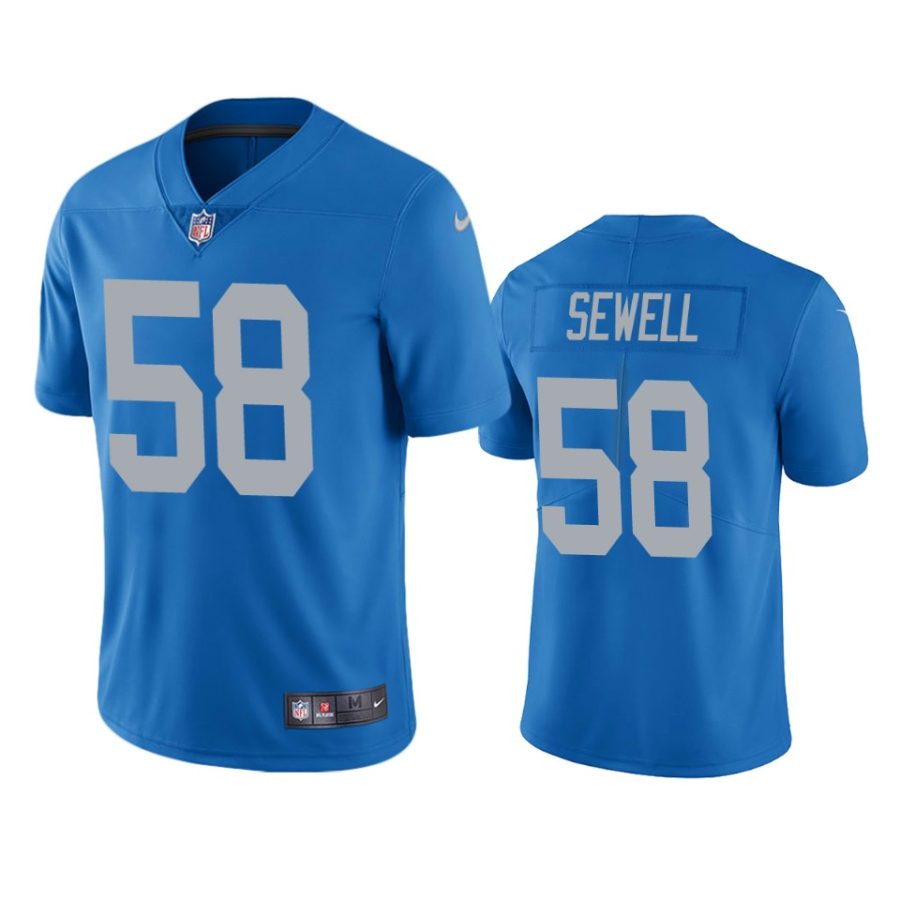 lions penei sewell blue vapor limited jersey 1a