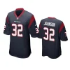 lonnie johnson texans navy game jersey