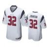 lonnie johnson texans white game jersey