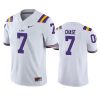 lsu tigers jamarr chase white game jersey