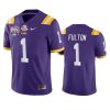 lsu tigers kristian fulton purple 2019 peach bowl champions jersey