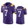 lsu tigers tyrann mathieu purple 2019 peach bowl champions jersey