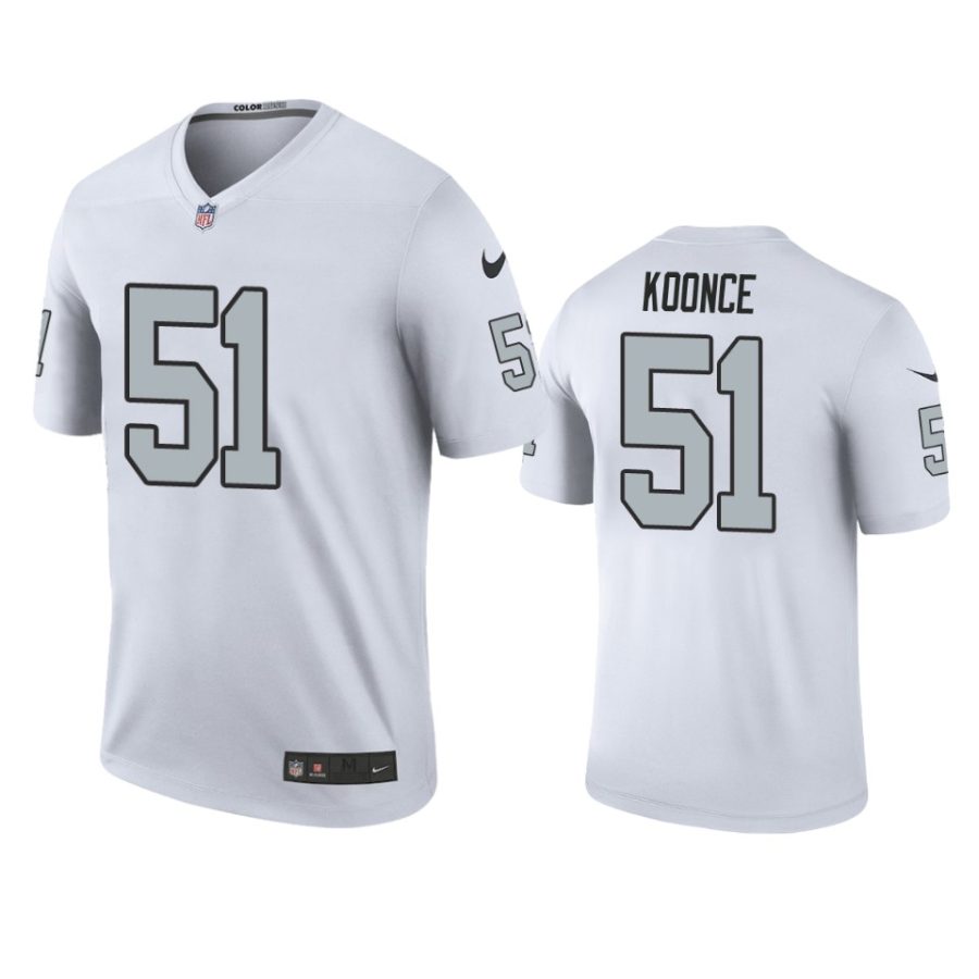 malcolm koonce color rush legend raiders white jersey 0a