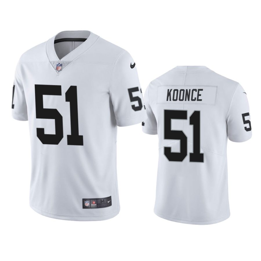 malcolm koonce raiders vapor limited white jersey