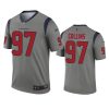 maliek collins texans inverted legend gray jersey