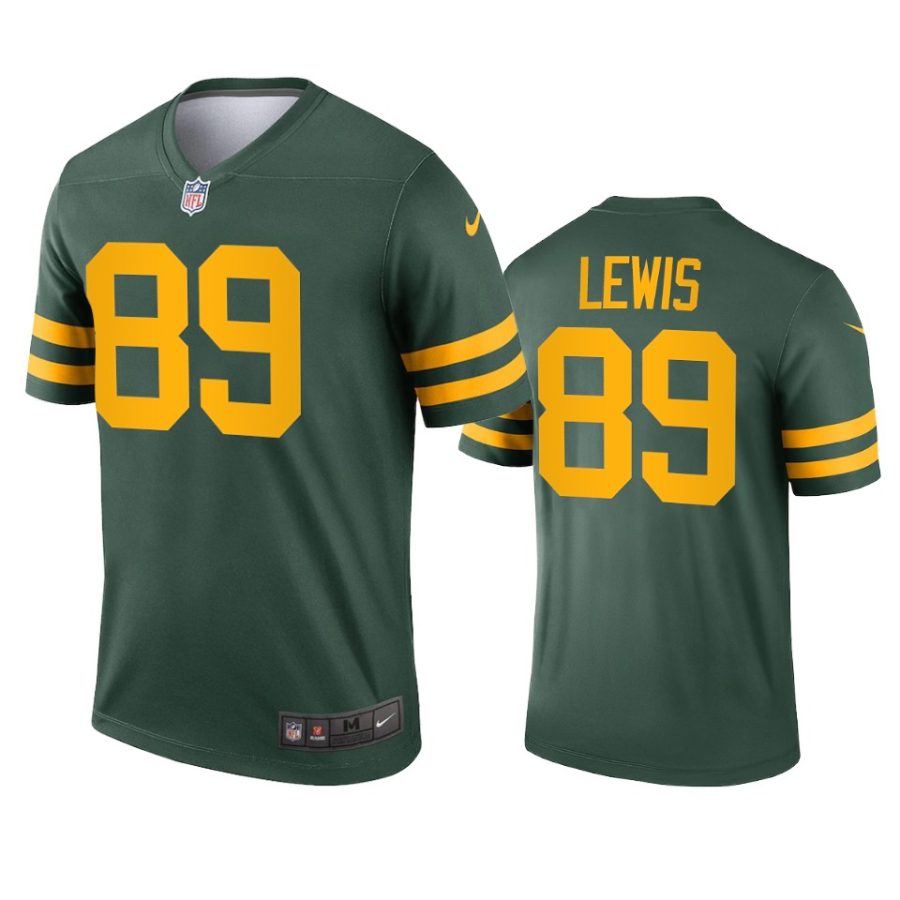 marcedes lewis packers alternate legend green jersey