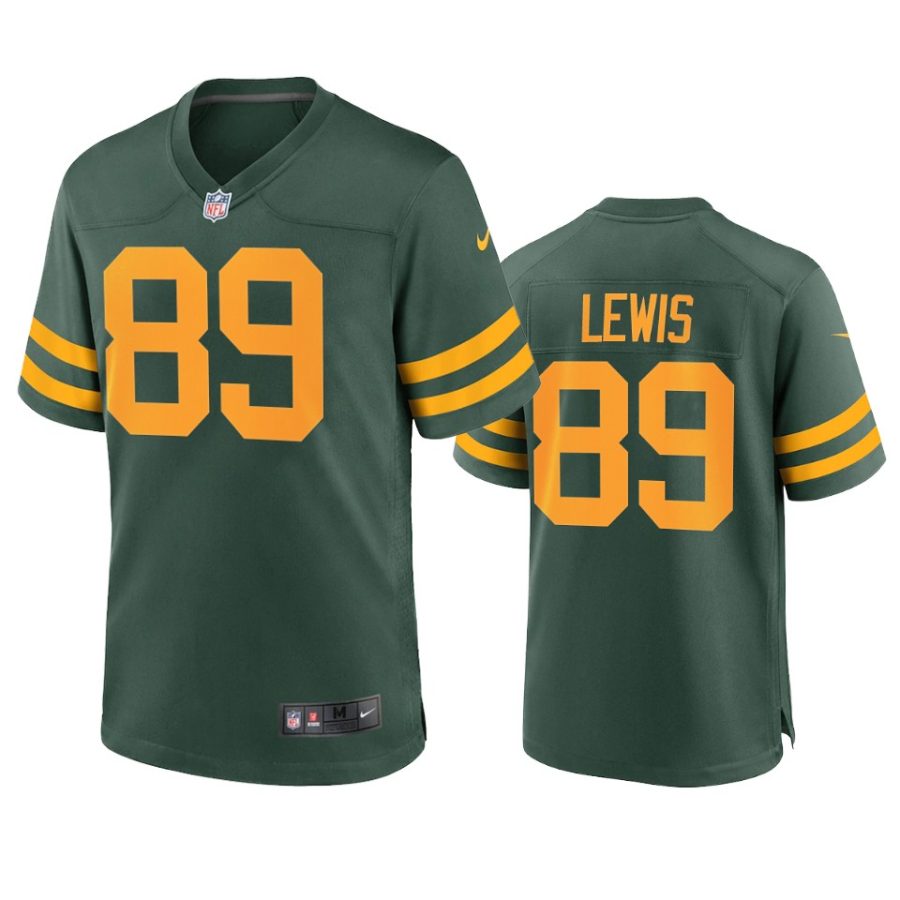 marcedes lewis packers green alternate game jersey