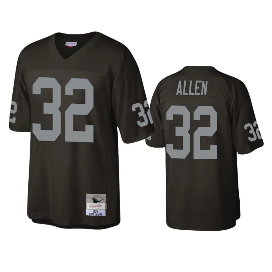 marcus allen raiders black legacy replica retired player jersey