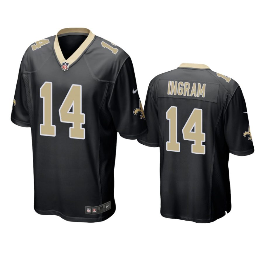 mark ingram saints black game jersey