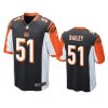 markus bailey bengals black game jersey