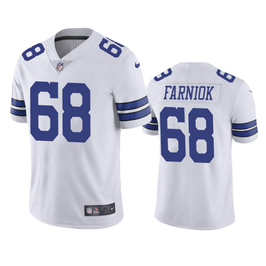 matt farniok cowboys white vapor jersey