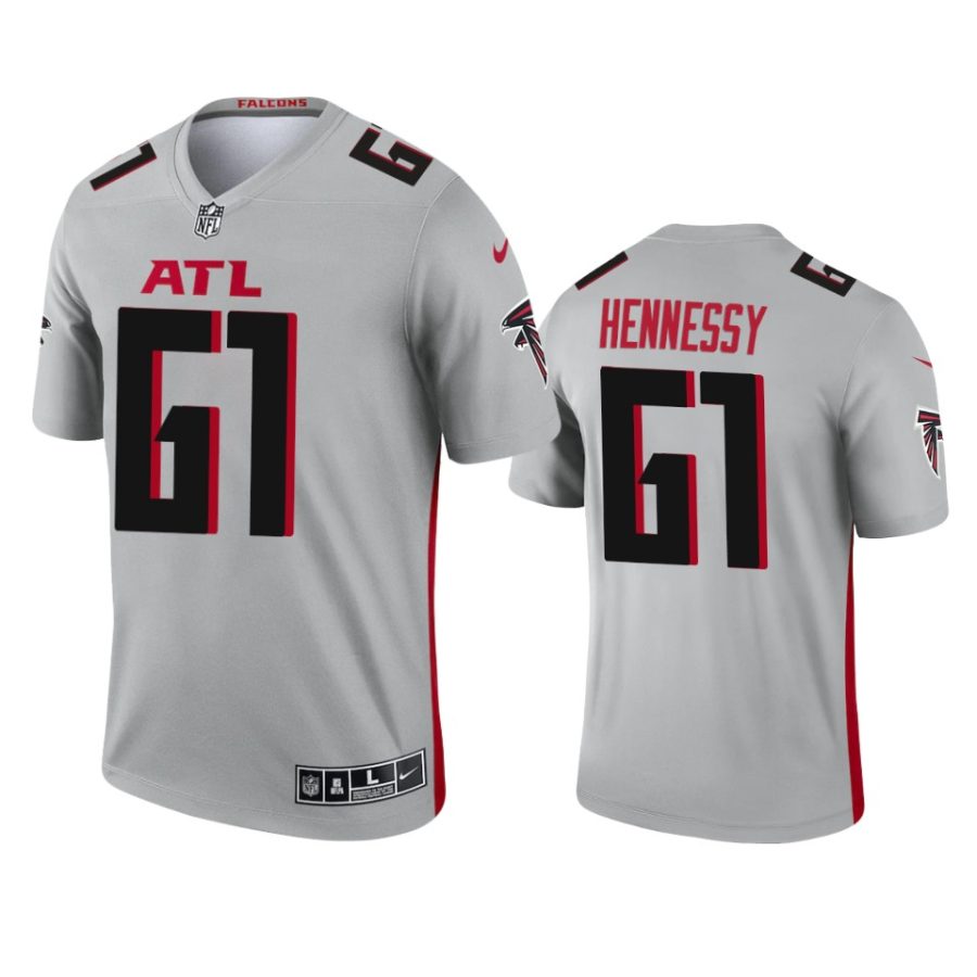 matt hennessy falcons 2021 inverted legend silver jersey