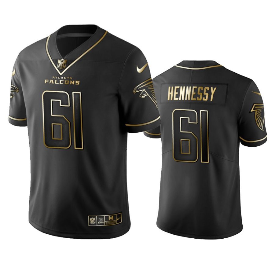 matt hennessy falcons black golden edition jersey