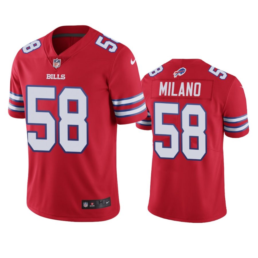 matt milano bills red vapor jersey