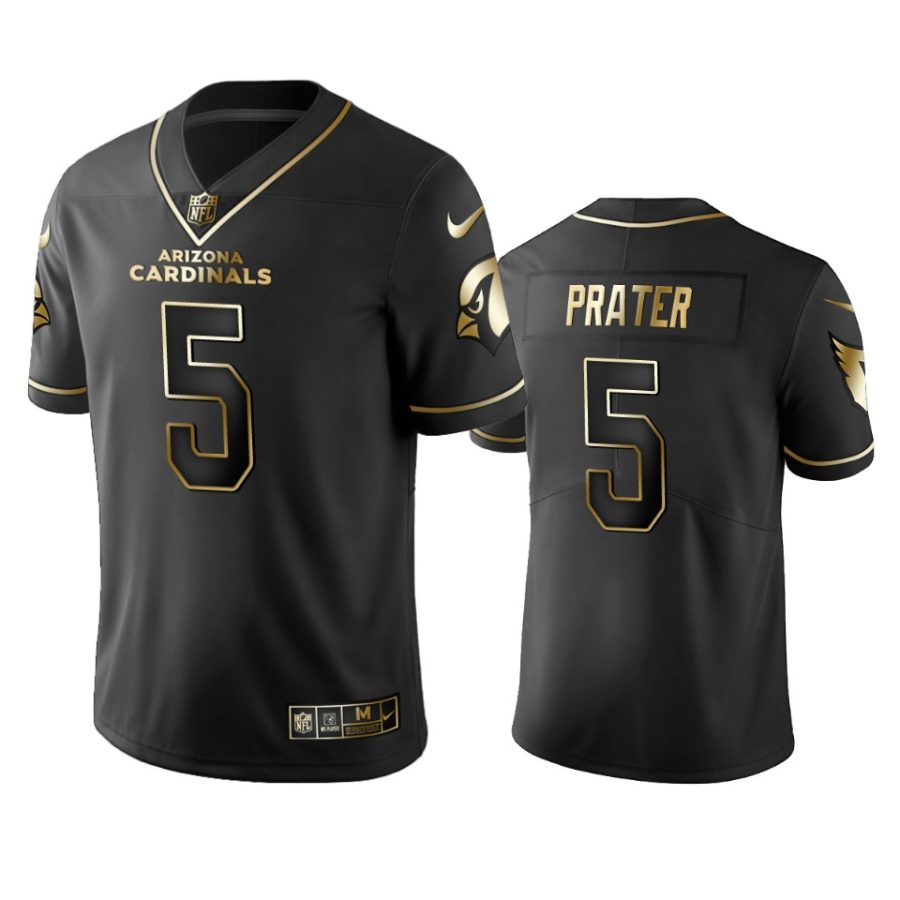 matt prater cardinals black golden edition jersey