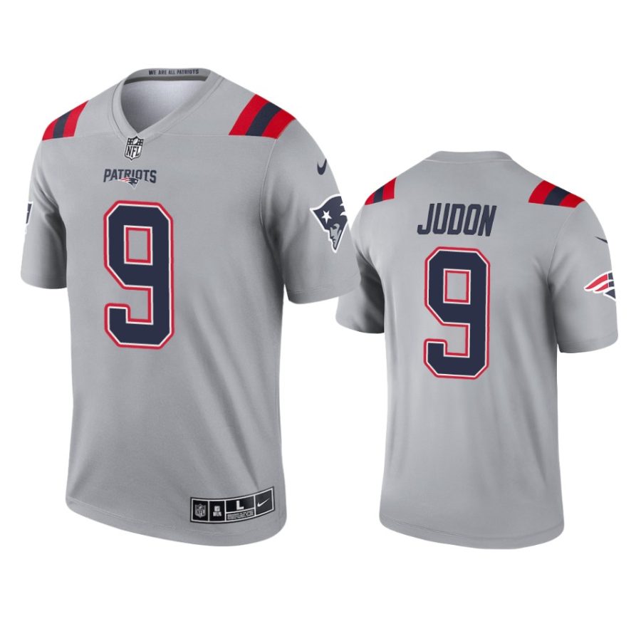 matthew judon patriots inverted legend gray jersey