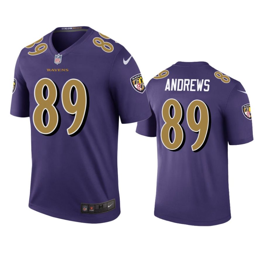 men color rush legend ravens mark andrews purple jersey