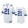 men cowboys ezekiel elliott white game jersey