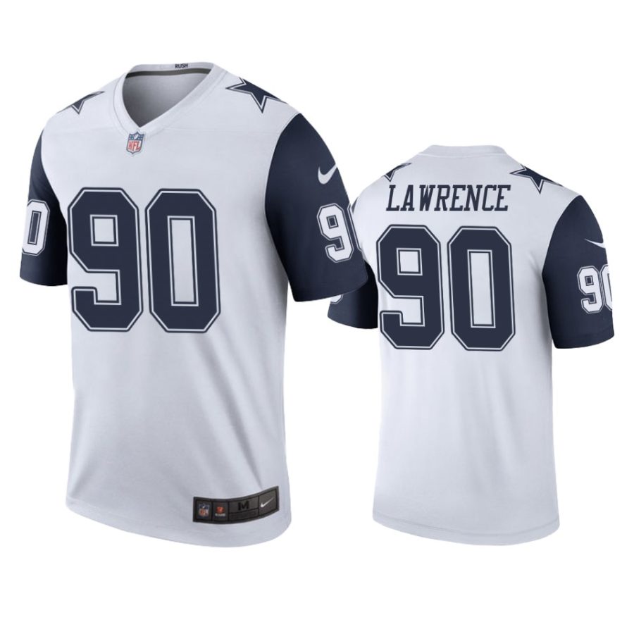 men demarcus lawrence cowboys white color rush legend jersey