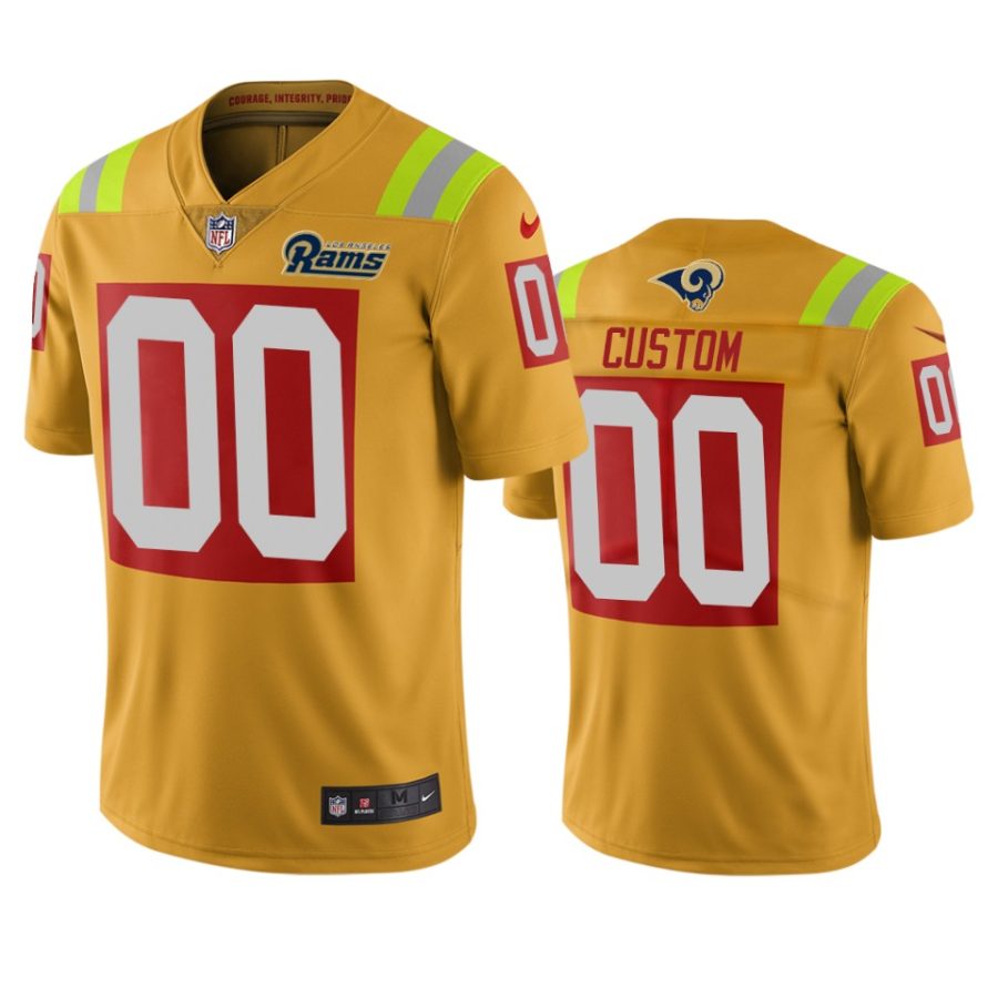 men gold custom jersey 0a