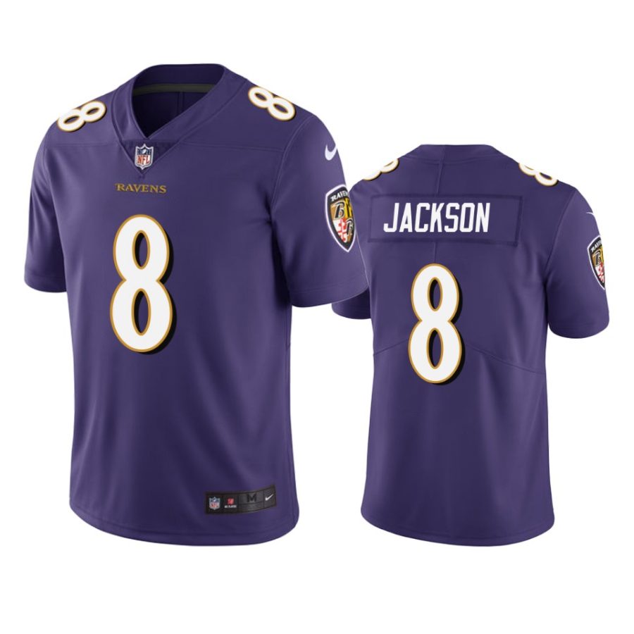 men lamar jackson ravens purple vapor jersey