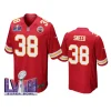 men ljarius sneed red super bowl lviii game jersey