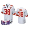 men ljarius sneed white super bowl lviii game jersey