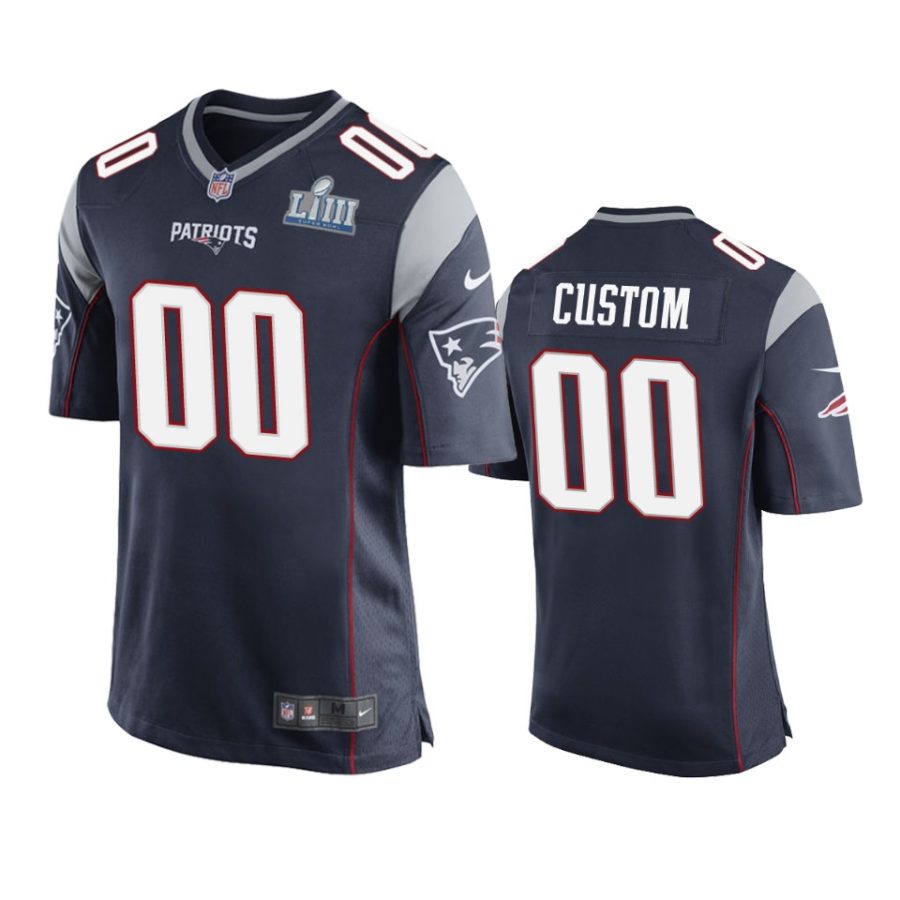 men navy custom jersey 1a