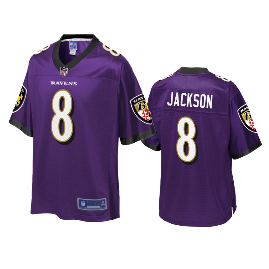 men ravens lamar jackson purple pro line jersey