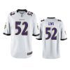 men ray lewis ravens white game jersey