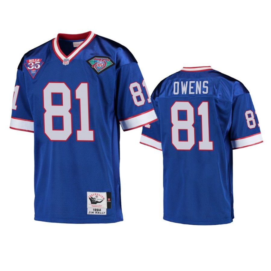 men royal terrell owens jersey