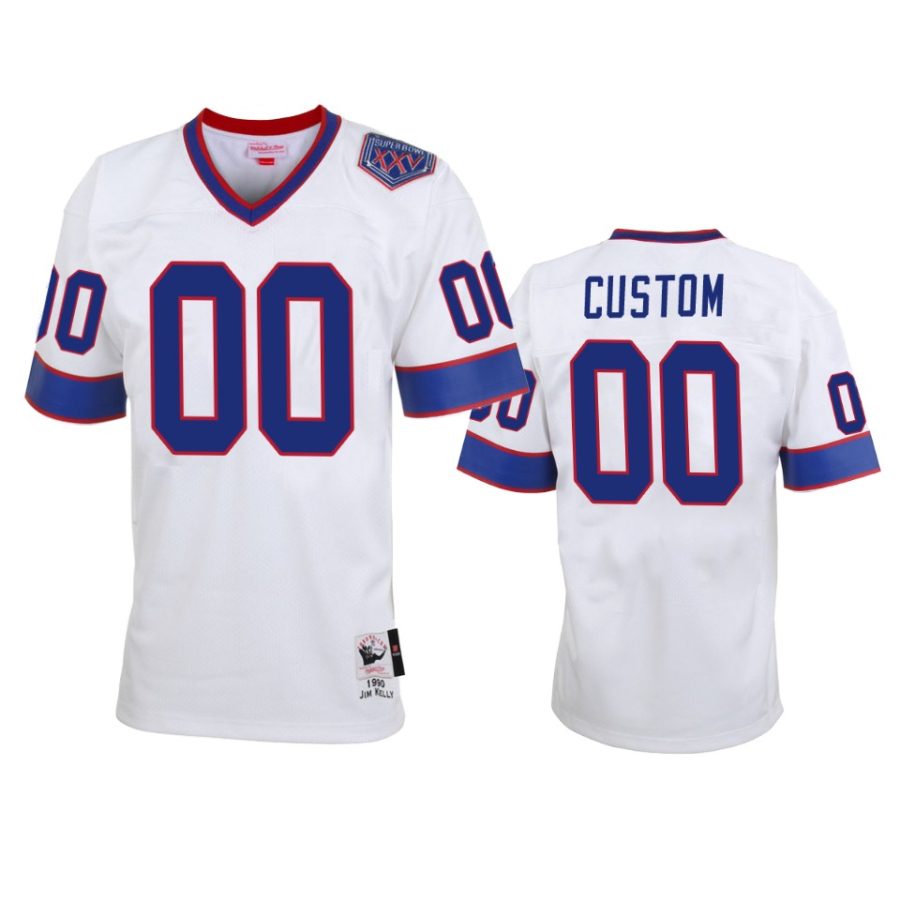 men white custom jersey